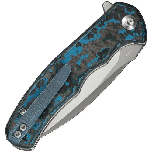 CIVIVI Mini Praxis Folding Knife Limited Edition - 2.98" S35VN Stainless Steel Blade Arctic Storm CF Handle