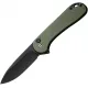 CIVIVI Elementum II Button Lock - 2.96" Black Stonewash Nitro-V Blade OD Green G10 Handle Cyclaire Knives and Tools