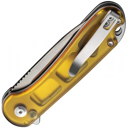 CIVIVI Elementum II Button Lock - 2.96" Nitro-V Satin DP Blade Ultem Handle