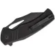 CIVIVI Knives BullTusk Liner Lock Knife - 3.48" 14C28N Black Stonewashed CP Blade Coarse Black G10 Handle Cyclaire Knives and Tools