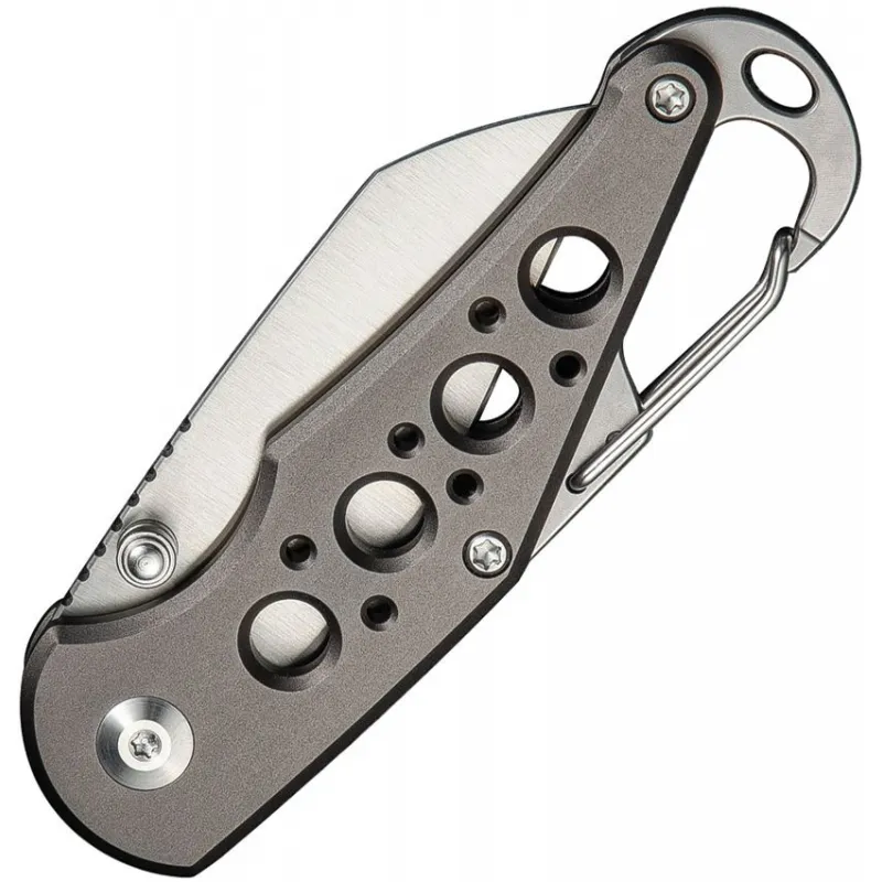 CIVIVI Pragma Folding Knife - 2.2" Nitro-V Wharncliffe Blade Grey Milled Aluminum Handle Cyclaire Knives and Tools