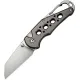 CIVIVI Pragma Folding Knife - 2.2" Nitro-V Wharncliffe Blade Grey Milled Aluminum Handle Cyclaire Knives and Tools