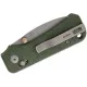 CIVIVI Knives Baby Banter 2 Folding Knife - 2.34" Nitro-V Stonewash Blade Green Canvas Micarta Handle Cyclaire Knives and Tools
