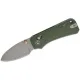 CIVIVI Knives Baby Banter 2 Folding Knife - 2.34" Nitro-V Stonewash Blade Green Canvas Micarta Handle Cyclaire Knives and Tools