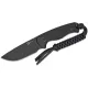 CIVIVI Knives Timberbark Fixed Blade Knife - 3.2" 14C28N Black DP Blade Black G10 Handle Kydex Sheath Cyclaire Knives and Tools