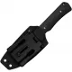 CIVIVI Jencks Fixed Blade Knife - 3.5" 14C28N Stainless Steel Blade Black G10 Handle Cyclaire Knives and Tools