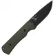 CIVIVI Jencks Fixed Blade Knife - 3.5" Black 14C28N Stainless Steel Blade OD Green G10 Handle Cyclaire Knives and Tools