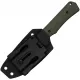 CIVIVI Jencks Fixed Blade Knife - 3.5" Black 14C28N Stainless Steel Blade OD Green G10 Handle Cyclaire Knives and Tools