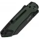 CIVIVI Buster FG Superlock Folding Knife - 4.25" Black Stonewash Nitro-V Sheepsfoot Blade Green Canvas Micarta Handle Cyclaire Knives and Tools