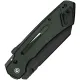 CIVIVI Buster FG Superlock Folding Knife - 4.25" Black Stonewash Nitro-V Sheepsfoot Blade Green Canvas Micarta Handle Cyclaire Knives and Tools