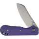 CIVIVI Knives Crabby Folding Knife - 2.7" 14C28N Sheepsfoot Blade Purple G10 Handle Cyclaire Knives and Tools