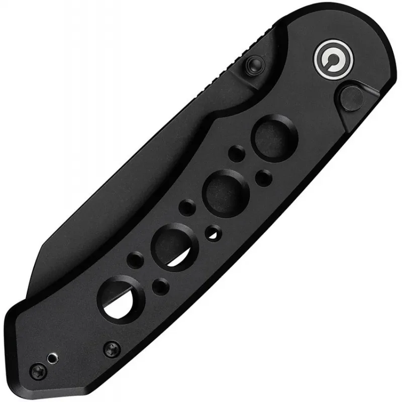 CIVIVI Pragma Prime Folding Knife - 3.5" Black 14C28N Stainless Steel Wharncliffe Blade Black Milled Aluminum Handle Cyclaire Knives and Tools