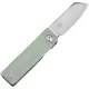 CIVIVI Kukei Folding Knife Jade- 2" Nitro-V Sheepsfoot Blade Jade G10 Handle Cyclaire Knives and Tools