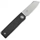 CIVIVI Kukei Folding Knife - 2" Nitro-V Sheepsfoot Blade Carbon Fibre and G10 Handle Cyclaire Knives and Tools