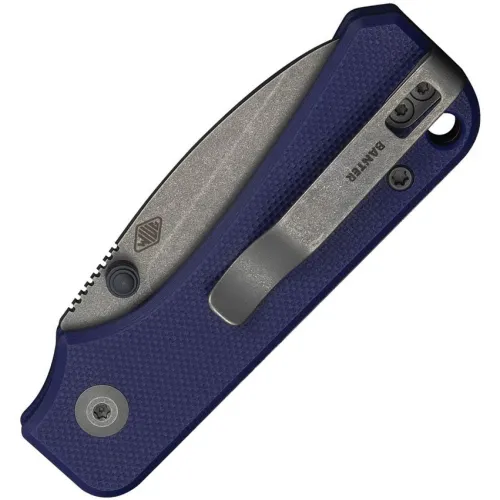 CIVIVI Baby Banter UK EDC Pocket Knife - 2.38" Stonewash Nitro-V Blade Blue G10 Handle