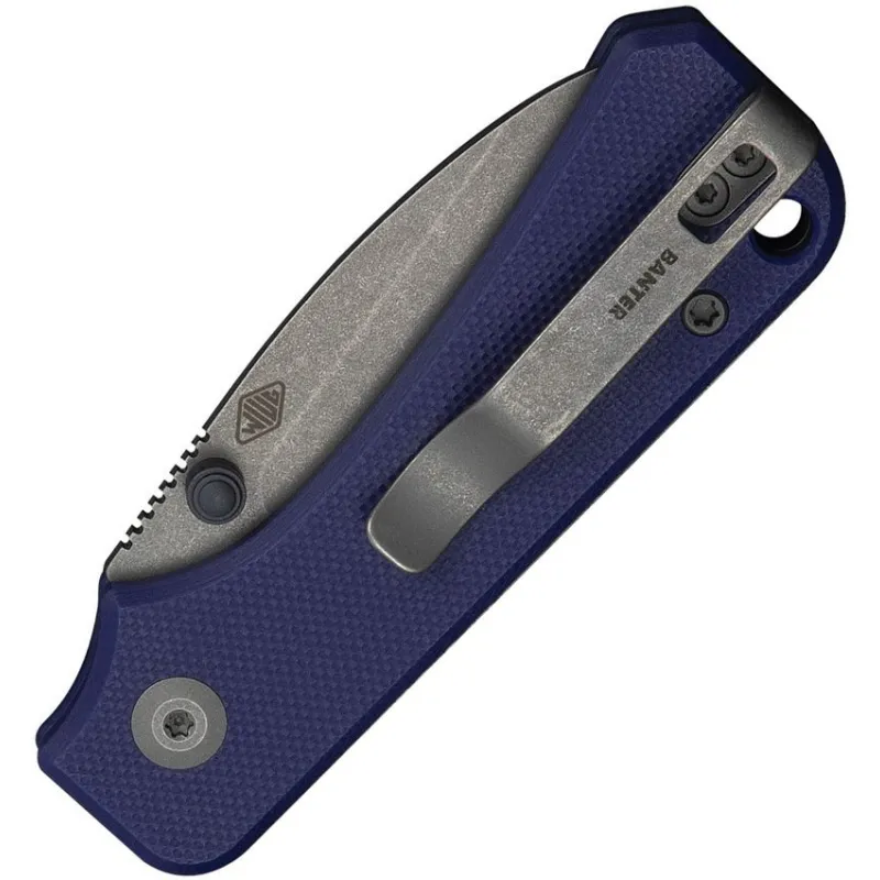 CIVIVI Baby Banter UK EDC  Pocket Knife - 2.38" Stonewash Nitro-V Blade Blue G10 Handle Cyclaire Knives and Tools