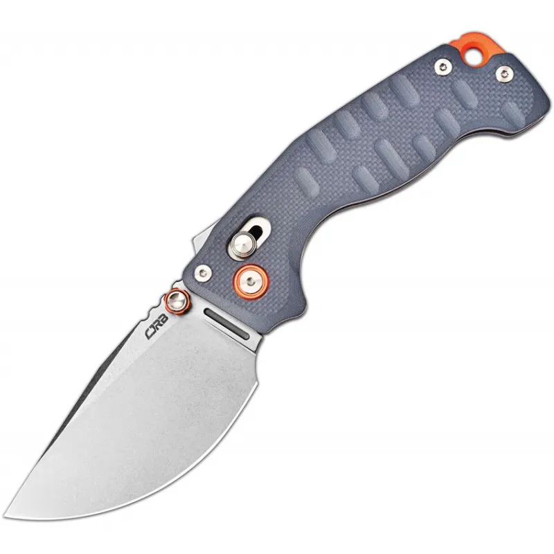 CJRB Doubletap Folding Knife - 3.88" Stonewash D2 Steel Blade Blue G10 Handle Cyclaire Knives and Tools