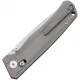 CMB Made Knives Braveman Folding Knife - 3.5" S35VN Stainless Blade Gray Titanium Handle Cyclaire Knives and Tools