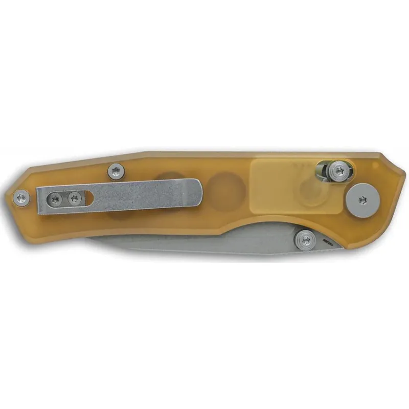 CMB Made Knives Explorer Folding Knife - 3.38" 14C28N Stonewashed Stainless Blade PEI Ultem Handle Cyclaire Knives and Tools