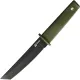 Cold Steel Kobun Fixed Blade Knife -  5.5" AUS-8A Black Tanto Blade OD Green Kray-Ex Handle Cyclaire Knives and Tools