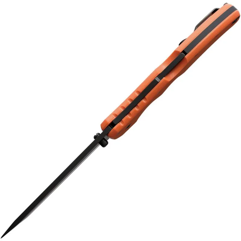Cold Steel Recon 1 Tanto Folding Knife - 4" S35VN Black DLC Plain Blade Orange G10 Handle Cyclaire Knives and Tools