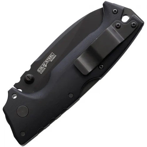 Cold Steel AD-10 Folding Knife - 3.5" Black CPM-S35VN Blade Contoured Black G10 Handle