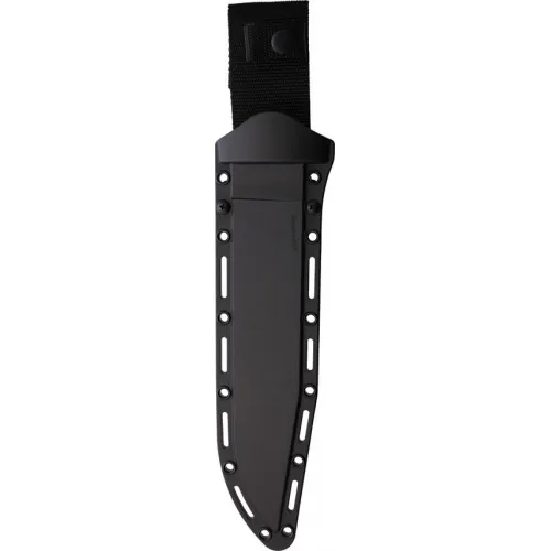 Cold Steel Trail Master Fixed Blade Knife -  9.5" 52100 Black Carbon Steel Blade Black Kray-Ex Handle