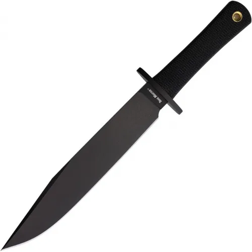 Cold Steel Trail Master Fixed Blade Knife -  9.5" 52100 Black Carbon Steel Blade Black Kray-Ex Handle