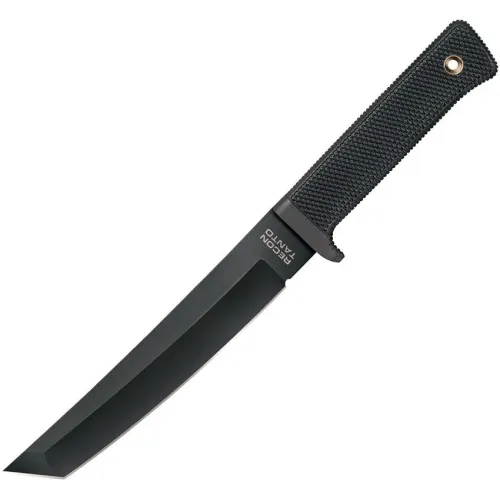 Cold Steel 49LRT Recon Tanto Fixed Blade Knife - 7" Black SK5 Blade Kray-Ex Handle Secure-Ex Sheath