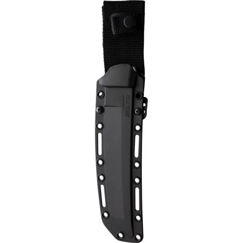 Cold Steel 49LRT Recon Tanto Fixed Blade Knife - 7" Black SK5 Blade Desert Tan Kray-Ex Handle Secure-Ex Sheath Cyclaire Knives and Tools