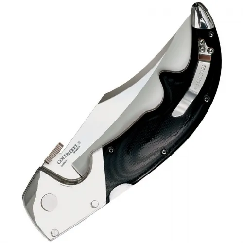 Cold Steel Large Espada Folding Knife - 5.5" S35VN Satin Blade Polished G10 Handle with Aluminum Bolsters