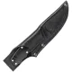 Condor Credo Fixed Blade Knife - 3.53" Blade Black Paper Micarta Handle Cyclaire Knives and Tools