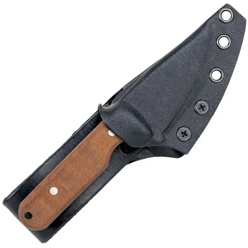 Condor Itzi Fixed Blade Knife - 3.13" 14C28N Stainless Steel Blade Natural Micarta Handle
