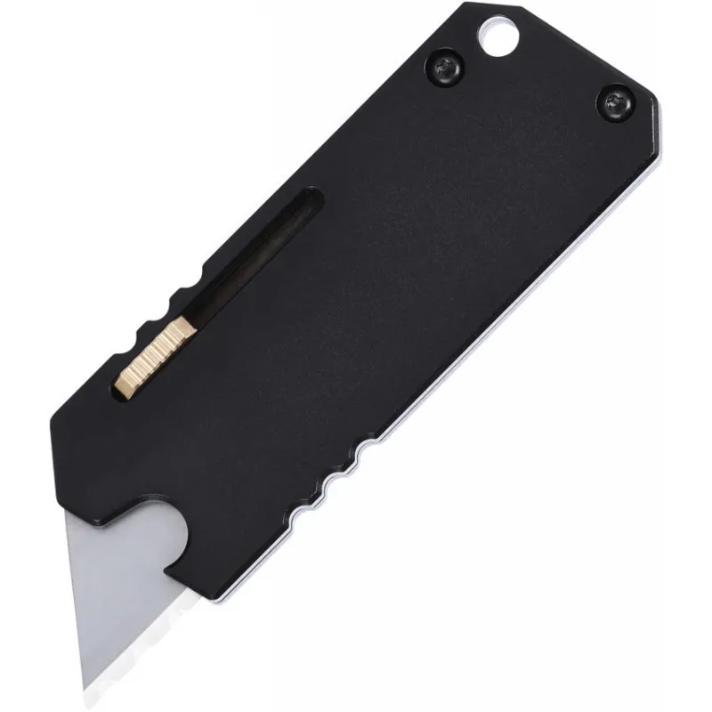 CRKT 9917 Compact Utility Tool Black Titanium Handle with Prybar, Screwdriver and Bottle Opener Cyclaire Knives and Tools