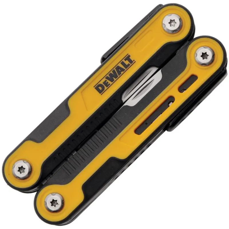 Dewalt MT21 13 In 1 MultiTool Yellow and Black Cyclaire Knives and Tools
