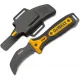 Dewalt HK43 Hawkbill Blunt Tip Line Knife - 3" Black D2 Tool Stainless Steel Blade Yellow and Black Rubberized Handle Cyclaire Knives and Tools