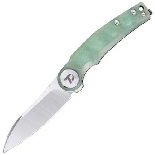 Dreamtech Knives D3618GJ Folding Pocket Knife - 3.19" D2 Tool Steel Blade Jade G10 Handle