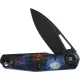 Dreamtech Knives D4211 Halloween Folding Pocket Knife - 3.13" Black Stonewash D2 Tool Steel Blade Halloween Handle Cyclaire Knives and Tools