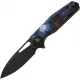Dreamtech Knives D4211 Halloween Folding Pocket Knife - 3.13" Black Stonewash D2 Tool Steel Blade Halloween Handle Cyclaire Knives and Tools