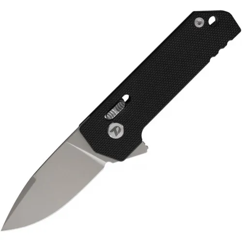 Dreamtech Knives D4251GB Folding Pocket Knife - 2.99" D2 Tool Steel Blade Black G10 Handle