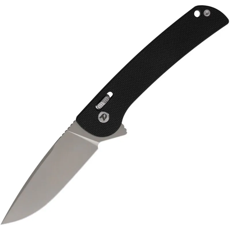 Dreamtech Knives D4252GB Folding Pocket Knife - 3" D2 Tool Steel Blade Black G10 Handle Cyclaire Knives and Tools