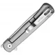 Dreamtech Knives D4369VG Folding Pocket Knife - 3" VG-10 Drop Point Stainless Steel Blade Grey Textured Titanium Handle Cyclaire Knives and Tools