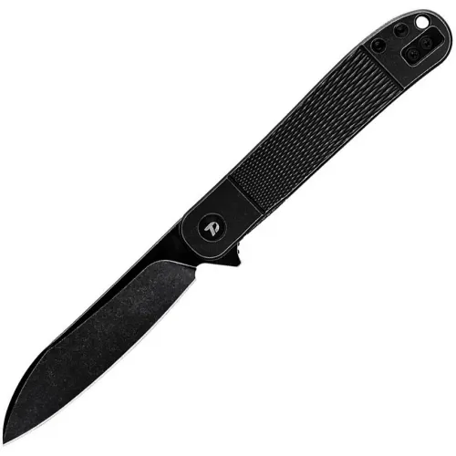 Dreamtech Knives D4370VB Folding Pocket Knife - 3.25" Black VG-10 Spear Point Stainless Steel Blade Black Titanium Handle