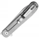 Dreamtech Knives D4370VG Folding Pocket Knife - 3.25" VG-10 Stainless Steel Blade Grey Titanium Handle Cyclaire Knives and Tools