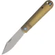 Dreamtech Knives D4386TBR Folding Pocket Knife - 3.15" Non Locking VG-10 Stainless Steel Blade Gold Titanium Handle Cyclaire Knives and Tools