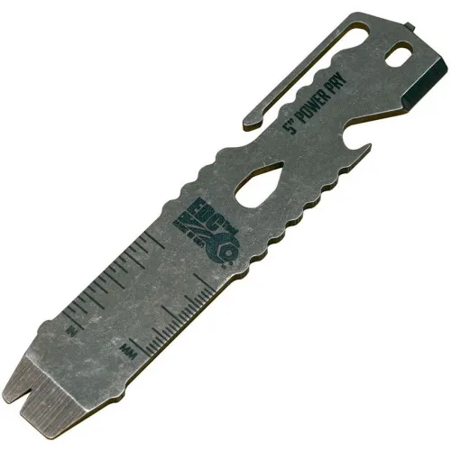 EDC Tool Co. Titanium MultiTool Power Pry Bar 5" Tumbled