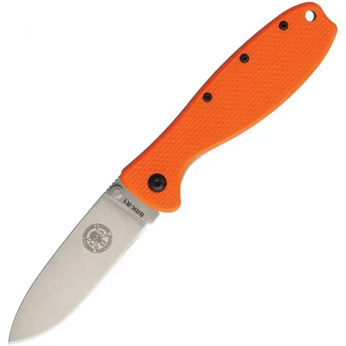 ESEE Zancudo Folding Knife - 3" Blade Orange FRN and Stainless Steel Handle Designed by ESEE