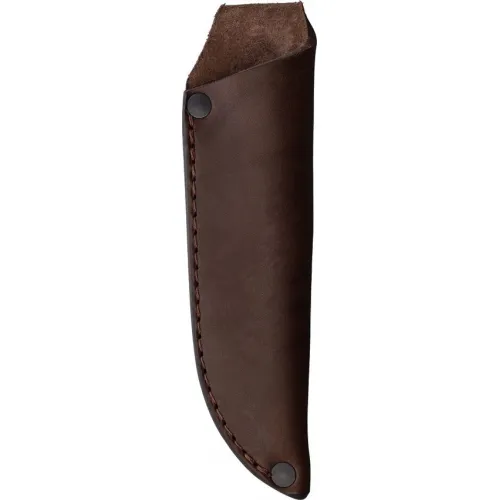 ESEE Belt Knife Fixed Blade Knife - 2.8" CPM-MagnaCut DP Blade Scalloped Brown Burlap Micarta Handle