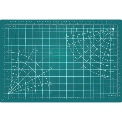 Excel Blades Self Healing Craft Work Mat 12" x 18" Double Sided Metric and Imperial Cut Resistant