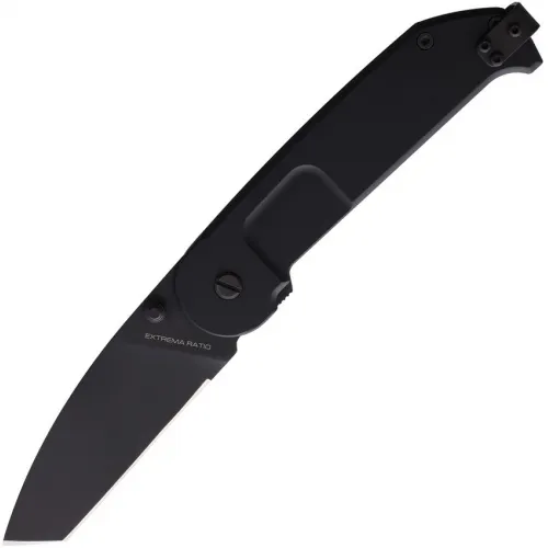 Extrema Ratio BF2 CT Black Folding Knife - 3.5" Black Tanto N690 Blade Aluminum Handle